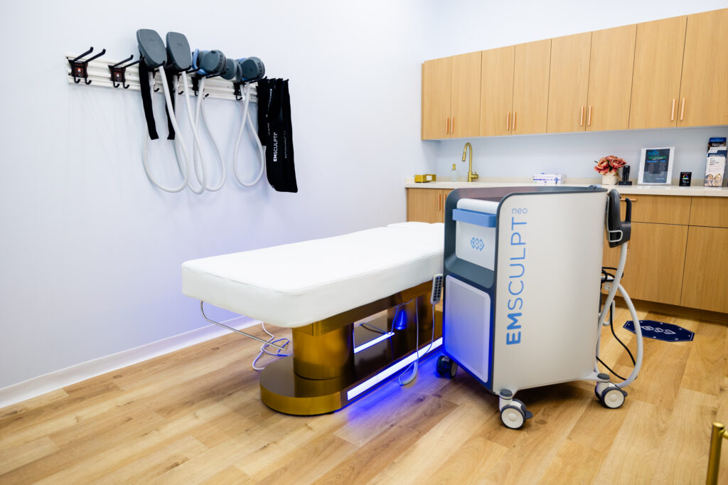 Flex health emsculpt neo treatment room