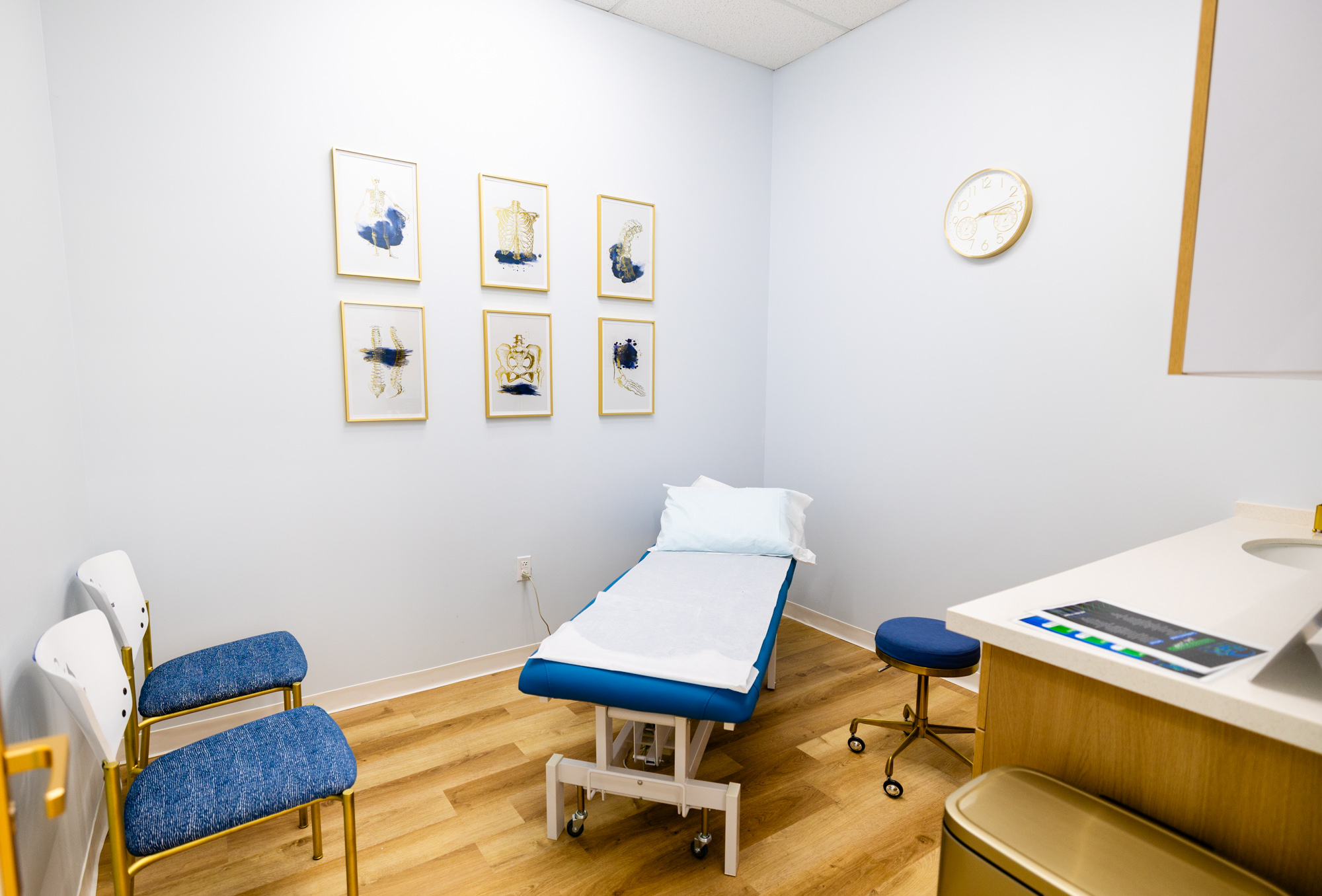 Flex health osteopathic treatment room