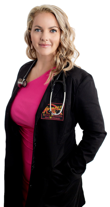 Brooke Gedrick D.O. board certified in emergency medicine and sports medicine, Head of weight loss clinic and aesthetic medicine to include, body sculpting, laser skin care, laser hair removal, and non-invasive face lifts.